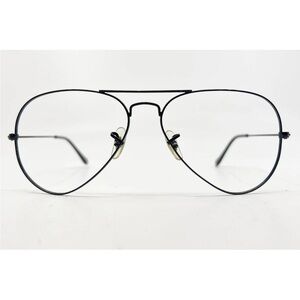 Ray-Ban Black Aviator frame only RB3025. Case and cleaning cloth included